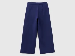 Palazzo trousers in viscose blend