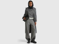 Palazzo trousers in viscose blend