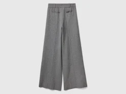 Palazzo trousers in viscose blend