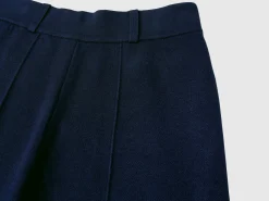Palazzo trousers in viscose blend