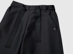 Palazzo trousers with sash