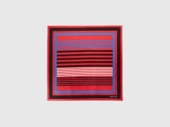 Patterned foulard in recycled fabric