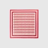 Patterned foulard in recycled fabric