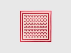 Patterned foulard in recycled fabric
