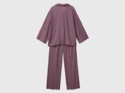 Patterned pyjamas in pure viscose