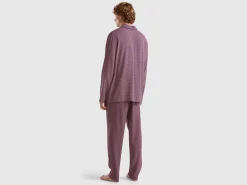 Patterned pyjamas in viscose