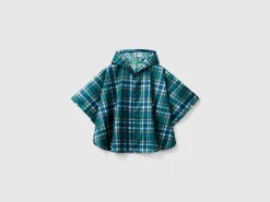 Patterned rain poncho