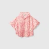 Patterned rain poncho
