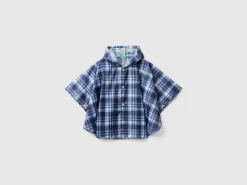 Patterned rain poncho