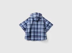 Patterned rain poncho