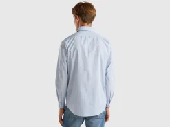 Patterned shirt in organic cotton