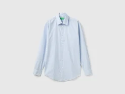 Patterned shirt in organic cotton