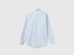 Patterned shirt in organic cotton