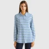 Patterned shirt in viscose