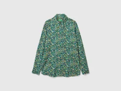 Patterned shirt in viscose