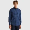 Patterned slim fit shirt