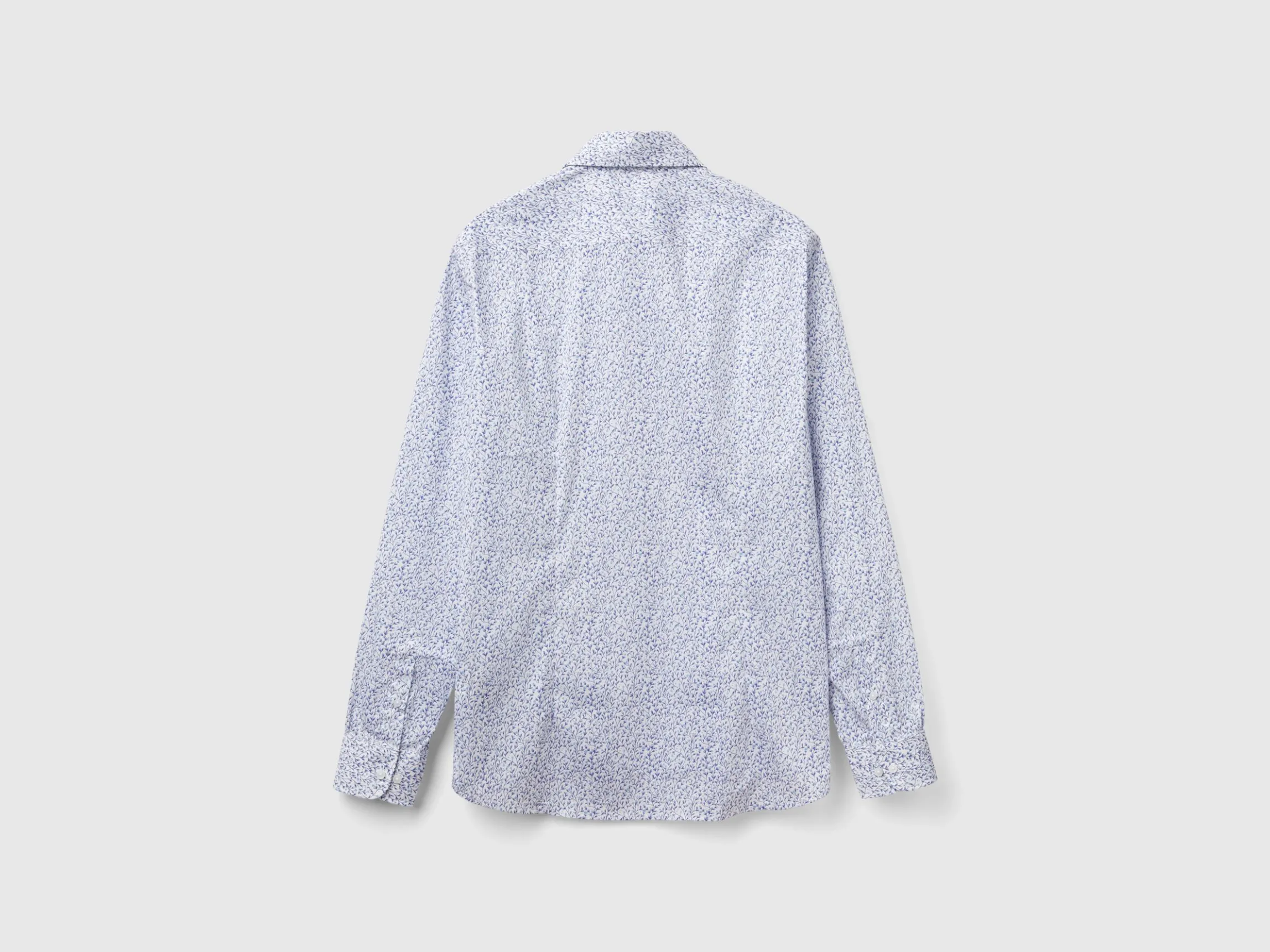 Patterned slim fit shirt