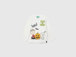 ©Peanuts t-shirt with print and embroidery