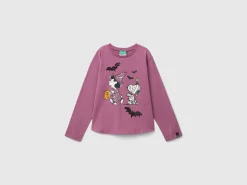 ©Peanuts t-shirt with print and sequins