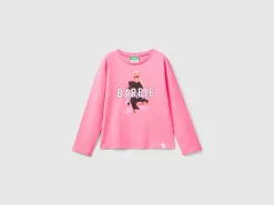 Pink Barbie t-shirt with glossy print
