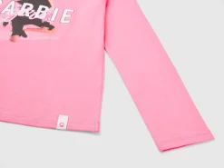 Pink Barbie t-shirt with glossy print