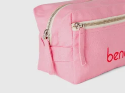 Pink beauty case in pure cotton