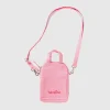 Pink cell phone holder in pure cotton
