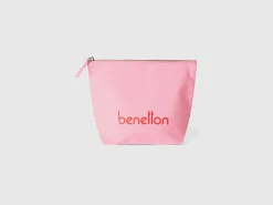 Pink clutch in pure cotton