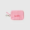 Pink keychain and coin purse