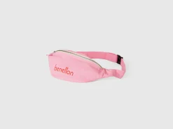 Pink pouch in pure cotton