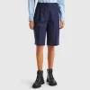 Pinstriped bermudas
