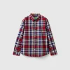 Plaid shirt in 100% cotton