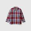 Plaid shirt in 100% cotton