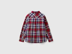 Plaid shirt in 100% cotton