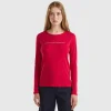 Plum long sleeve t-shirt in 100% cotton
