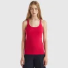 Plum tank top in pure cotton