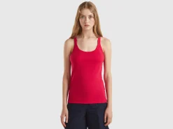 Plum tank top in pure cotton