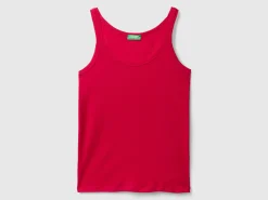 Plum tank top in pure cotton