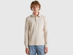 Polo in stretch organic cotton