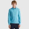 Polo in stretch organic cotton
