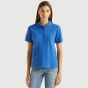 Polo in stretch organic cotton