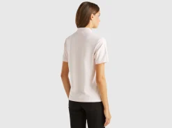 Polo in stretch organic cotton