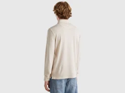 Polo in stretch organic cotton