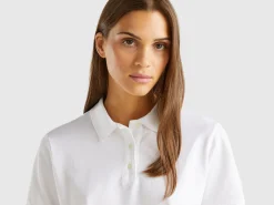 Polo in stretch organic cotton