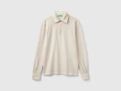 Polo in stretch organic cotton