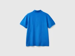 Polo in stretch organic cotton
