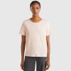 Powder pink short-sleeve t-shirt