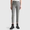 Prince of Wales flannel trousers