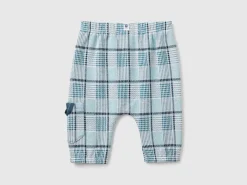 Prince of Wales jacquard trousers