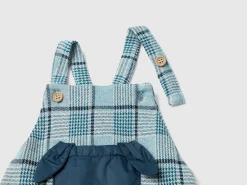 Prince of Wales jacquard romper